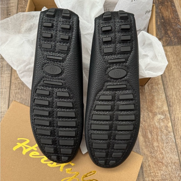 Black Loafers for Women size 8.5 penny loafers cushion flats perfect for work - Picture 3 of 7